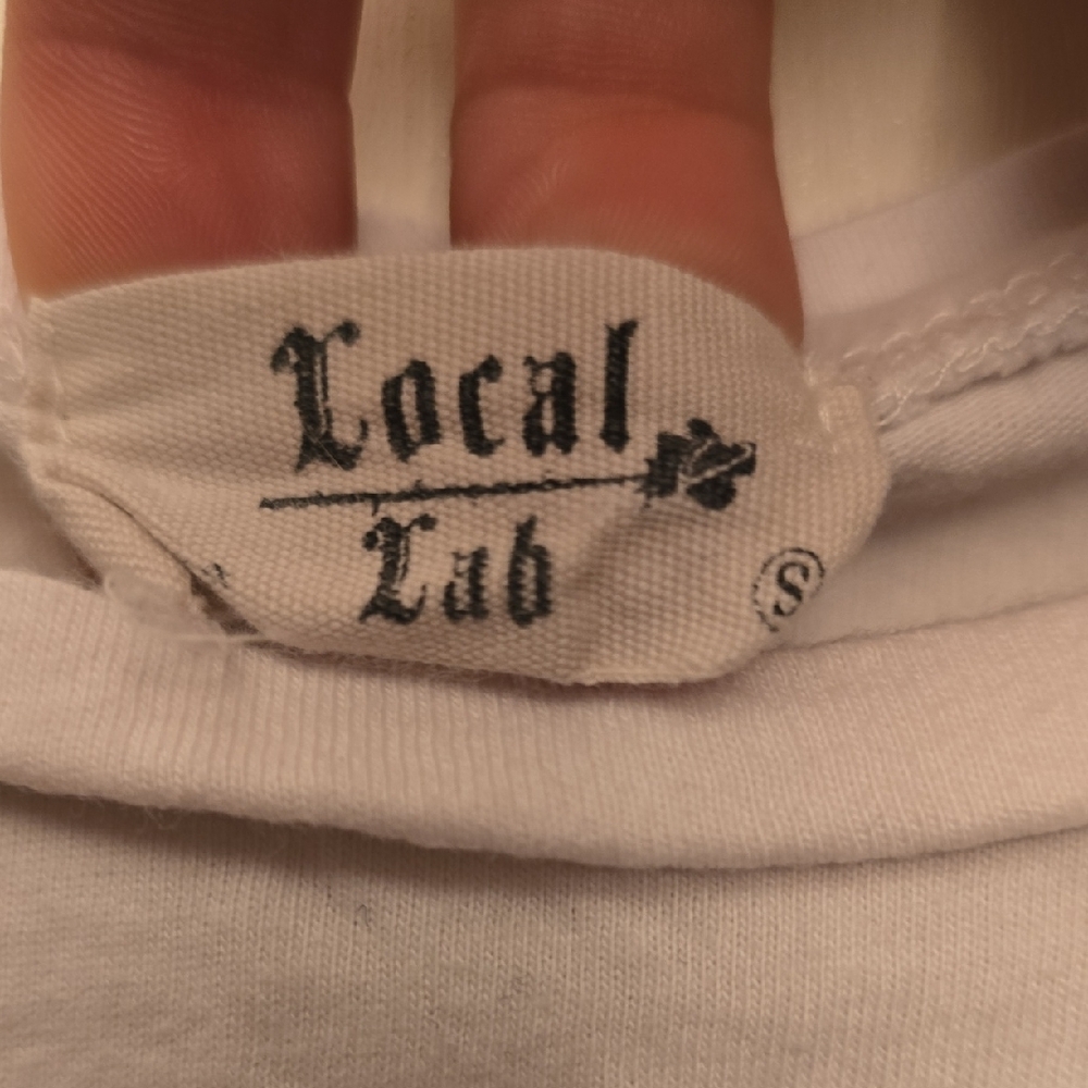 Local Lab Skeleton Graphic Crop Tee - Picture 2 of 3